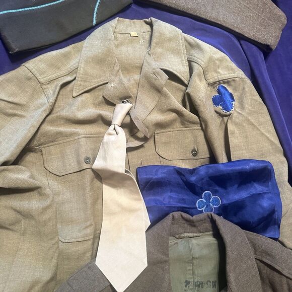 WWII Korea 88th Blue Devils Scarwaf Uniform & Identity WW2 ID Cards Life Story - Picture 7 of 16